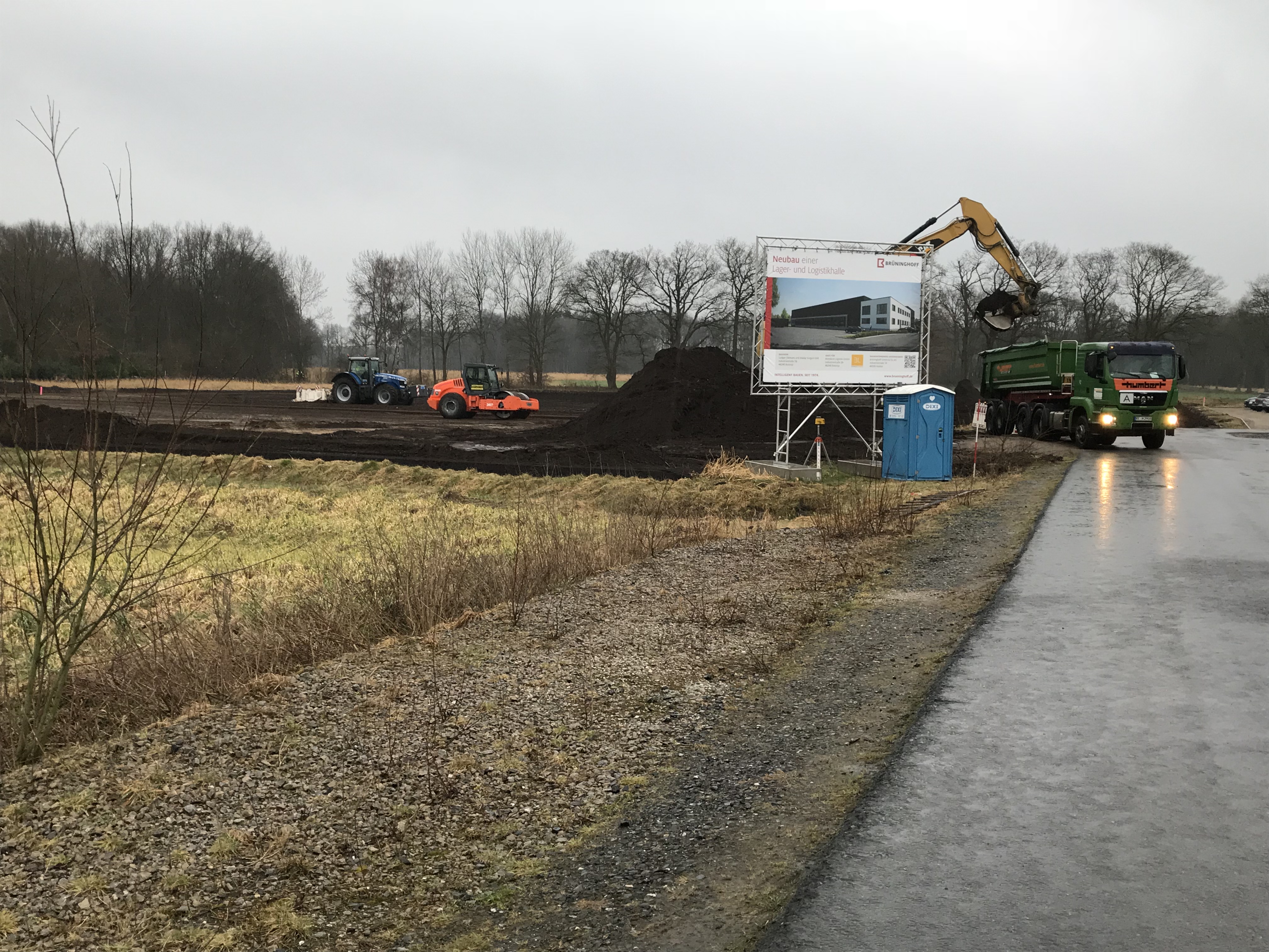 Beginn der Bauarbeiten
