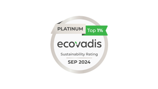 Grafik EcoVadis Platinum 2024
