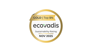 Grafik EcoVadis Gold 2025